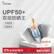 天玮伞业（Tianwei umbrella）双层遮阳伞 三折 可定制