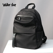 Walker Shop双肩包男女同款【防水尼龙】14寸电脑包简约百搭旅行背包 黑色