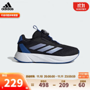 阿迪达斯（adidas）童鞋秋季男女大小童BOA旋钮运动鞋 IH7520黑/蓝 15天价保