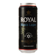 皇家（Royal）24年12月到期丹麦原装进口黑啤酒啤酒500ml*12听装 *12 500mL