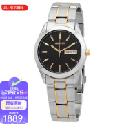 精工（Seiko）男士手表石英40mm黑色表盘不锈钢双色防水100米SUR363奢侈品潮牌 pic seiko-e