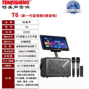 TEMEISHENG特美声（TEMEISHENG）广场舞音响带显示屏幕户外便携直播k歌点歌机视频蓝牙音箱 14寸屏 6寸低音 充电调频双话筒