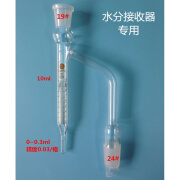 鹏艾鑫GB260 石油产品水分测定 水分测定仪 接收器 接受器 冷凝管 烧瓶 接受器19#*10ml