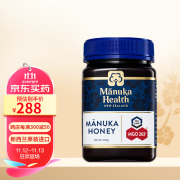 蜜纽康（Manuka Health）麦卢卡蜂蜜(MGO263+)(UMF10+)500g花蜜国庆送礼盒礼品新西兰进口