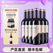 贺兰红宁夏贺兰山产区兰一酿酒师优选款干红葡萄酒2018750ml*6支 整箱装