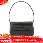 迪赛（DIESEL）牛皮材质女式信使包20.5cm*13.7cm中国制造 黑色 TU