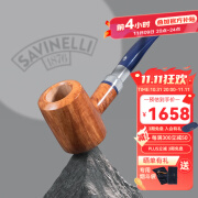 沙芬（SAVINELLI）珍藏级周年纪念男士手工石楠木烟斗烟具意大利进口全球限量礼品 【百年沙芬 意大利进口】锤子斗