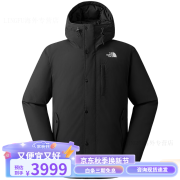 北面（The North Face）【黑武士】Puffy服男防泼水户外新款|88R4官方 4H0/宇宙黑 L 175