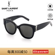 SAINT LAURENT圣罗兰YSL墨镜女士SLM95/F 大框显瘦防晒圣罗兰太阳镜女高级感 SL M95/F-005(偏光)