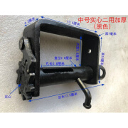 郎言货车紧绳器 手动收紧器 紧固器重型汽车焊接拉紧绳器棘轮绞轮 中号实心二用穿孔加厚(黑色)