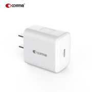 珂玛（comma）速达系列30W 插头PD快充充电器适用于苹果手机 白色