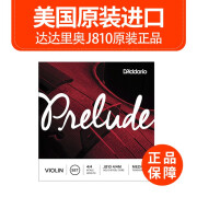 克莉丝蒂娜（Christina）达达里奥Prelude序曲小提琴弦达达里奥美国出品J810 4/4至1/4尺寸 J810 4/4M套弦 标准张力