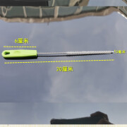 万艾 小刷子吸管刷细长 水管刷 试管刷吸管刷 清洁刷软毛加长毛刷 订做 全长20cm 刷长8cm 直径 5毫米