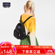 JANSPORT杰斯伯双肩包妈咪包迷你双肩包潮人女ins小包TDH6 008 黑色