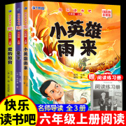 童年爱的教育小英雄雨来全3册 6六年级上册快乐读书吧全套必读课外书老师经典书目正版原著完整版高尔基 适合六年级学生看的书 学生看的书