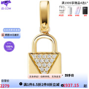 迈克·科尔斯（MICHAEL KORS）女士Custom 纯银密镶挂锁饰物 Gold