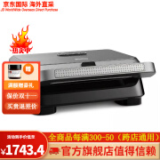 德龙（DeLonghi）龙 紧凑型全天烧烤 3 合 1 华夫饼、烧烤和煎锅 - SW13ABCS 进口 CS 进口