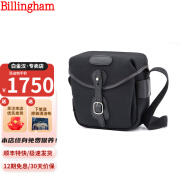 白金汉（Billingham） Hadley Digital单反微单摄影相机包单肩斜跨包旅行便携包适用于富士X-T30II/索尼FX30相机收纳包 黑色尼龙/黑色皮 501302-01