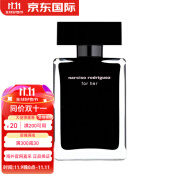 纳西索·罗德里格斯（Narciso Rodriguez）「for her」男女士香水持久留香生日礼物【CC直邮】 她的同名黑瓶淡香水 100ml