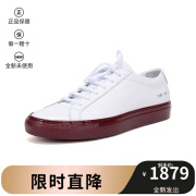 奢侈品男鞋 COMMON PROJECTS 男士皮革系带板鞋运动鞋 2162 0539 白色酒红色 41