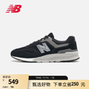 NEW BALANCE NB 官方休闲鞋男鞋女鞋时尚百搭舒适户外运动鞋997H系列 CM997HCC黑色 37 (脚长22.5cm)