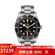 帝舵（TUDOR）手表男 自动机械200m防水男士腕表37mm 钢带黑盘M79000N-0001