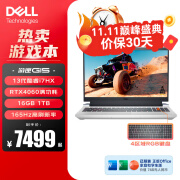 戴尔（DELL） 游匣G15游戏本 5530 15.6英寸13代酷睿40系显卡学生p图设计高性能游戏电竞笔记本电脑冰暴白 i7-13650HX 16G 512G固态 定制 满血RTX4060 165H