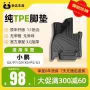 OTHE适用小鹏G6/G9/P7/P7i/P5/x9专车专用tpe环保0甲醛无异味防水脚垫 单层脚垫 小鹏G6