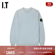 STONE ISLAND IT 男装圆领针织衫2024年春夏新款简约质感纯色薄毛衣5540B2MM BLL/蓝色 XXS