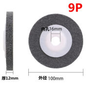 白领公社白鸽角向尼龙轮100不锈钢抛光片打磨片抛光轮 纤维轮角磨片拉丝轮 灰色50片