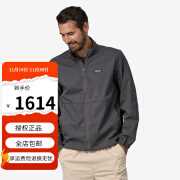 PATAGONIA男士Nomader Jkt 舒适柔软弹力立领夹克休闲外套 巴塔哥尼亚26855 FGE灰色 L