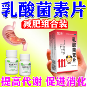 乳酸菌素片减肥组合代谢差湿气重 提高加快脂肪新陈代谢i片瘦身的维生素b6减i肥减i脂成人男女通用 一盒装【提高代谢燃烧脂肪】