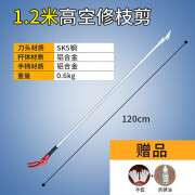 圣比莱园林高枝粗枝果树剪高空剪枝剪树枝剪刀省力修树锯加长至6m神器 高空修枝剪-1.2米(宋防锈油+手套