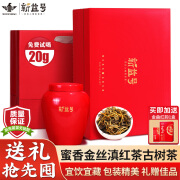 新益号红茶礼盒送礼古树滇红茶2024新茶云南凤庆古树茶滇红茶叶送长辈 【蜜香金丝江山礼盒】150g*1盒