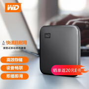 西部数据(WD) 移动固态硬盘（PSSD）Elements SE新元素 SSD 支持USB  Type-C 可直连手机 便携式固态 兼容MAC 1T