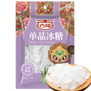 古福 单晶冰糖 白冰糖 花茶八宝茶炖雪梨 甜品甜汤调味糖 单晶冰糖227g*1袋