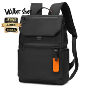 Walker Shop【品牌甄选】双肩包男新款背包男大容量休闲商务办公通勤电脑包 大号黑色【次日达/京仓发货/礼盒包装】