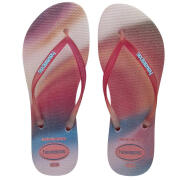 havaianas女士拖鞋 Slim Metallic 时尚潮流渐变色轻便防滑户外沙滩人字拖 Pink Lemonade 41.5