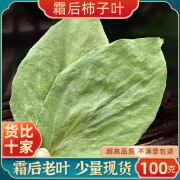 北京同仁堂原料柿子叶中药材500g柿子叶茶柿子叶新鲜干货柿子叶粉霜后柿子猪油膏 【霜打老树】精选霜后柿子叶100g