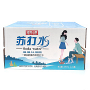 野岭迎驾山泉苏打水野岭果味无糖饮料弱碱性饮用水24瓶整箱 经典原味380ml*24瓶整箱