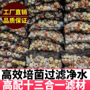 海豚过滤材料鱼缸 陶瓷环活性炭生化纳米球 鱼池滤材过滤箱配菌净水 【十三合一滤材 5斤】配网袋