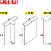 LOMAZOO高透明亚克力桌腿桌脚定制塑胶支架桌角磨砂彩色加工抛光餐桌脚 定制尺寸