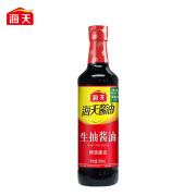 海天酱油 老牌鲜味生抽 家用黄豆酿造酱油炒菜凉拌提鲜调味品 生抽酱油500ml*1瓶