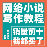 网络小说写作课程作者网文变现文案软文技巧大纲模板素材视频教程 标准 标准