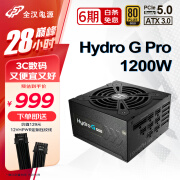 全汉（FSP）额定1200W Hydro G Pro1200W 金牌全模组电源（ATX3.0标准/PCI-E5.0接口/全日系电解电容/DC-DC）