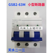 天水二一三GSB2-63M 3P D40 D50A D63A小型断路器天水213 GSB2-63M 3P D40A