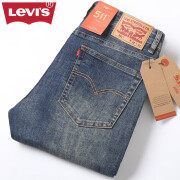 Levi's李维斯牛仔裤男春夏新款弹力修身直筒中腰百搭潮牌长裤子 511款-复古蓝 W28 L32