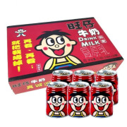 旺旺旺仔牛奶245ml*24罐散装复原乳铁罐儿童学生早餐奶牛奶 245mL24罐1箱24罐散装