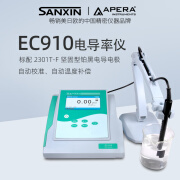 LABSEN三信电导率仪EC910实验室数显台式电导率测试仪四段量程自切换水质分析仪电导率测定仪 EC910 台式电导率仪