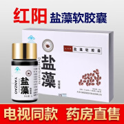 红阳牌盐藻软胶囊 0.5g/粒*14粒/瓶*4瓶/盒